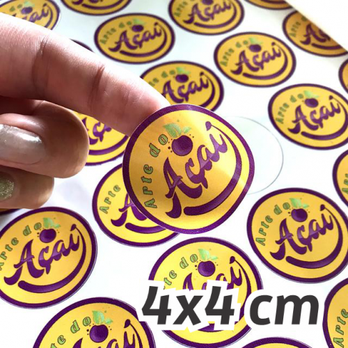 Adesivo Recortado 4x4cm